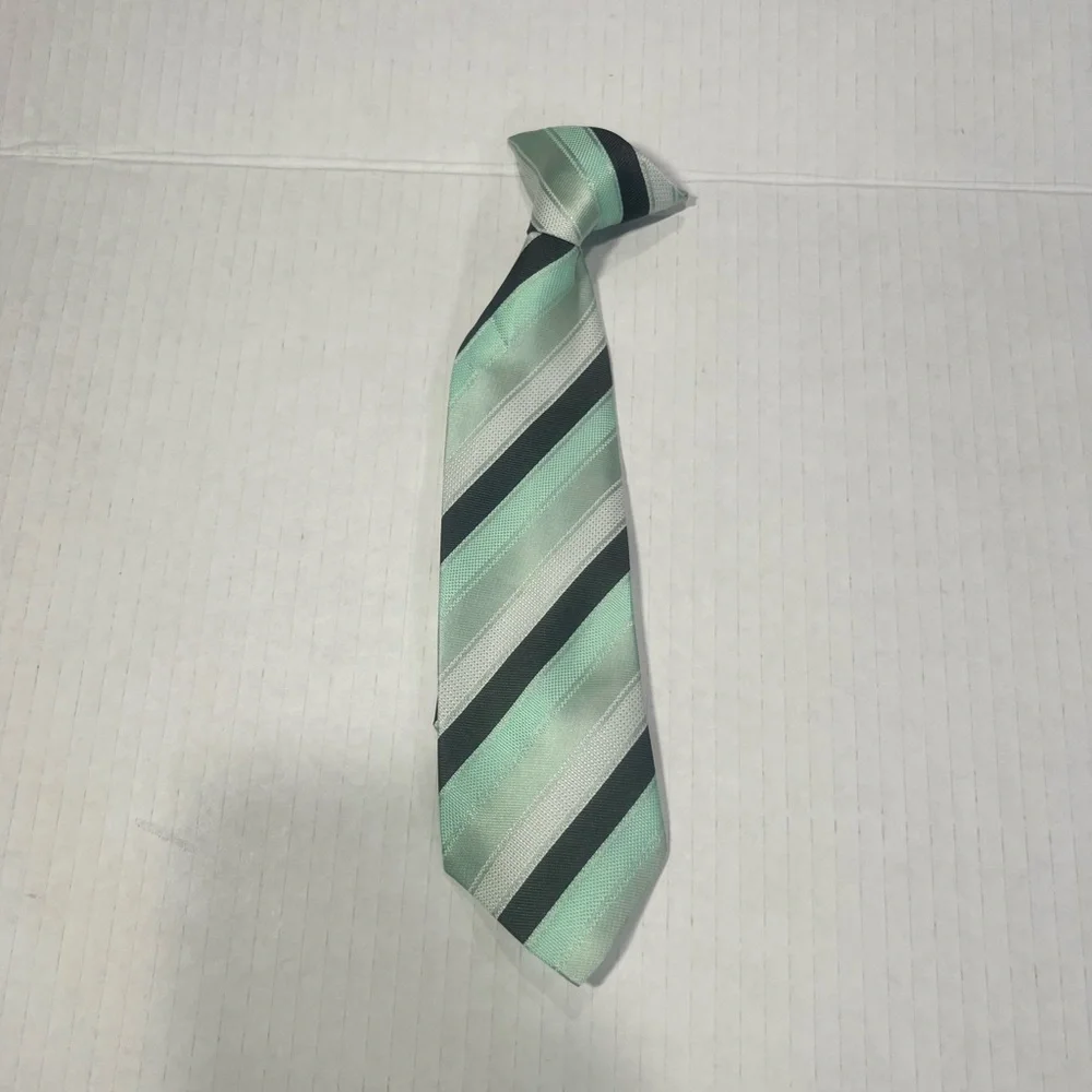 Lot of 3 Stylish Kids Tie Set in Red, Yellow, and Green Stripes